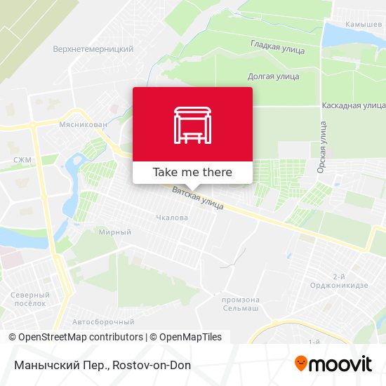 Манычский Пер. map