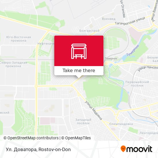 Ул. Доватора map