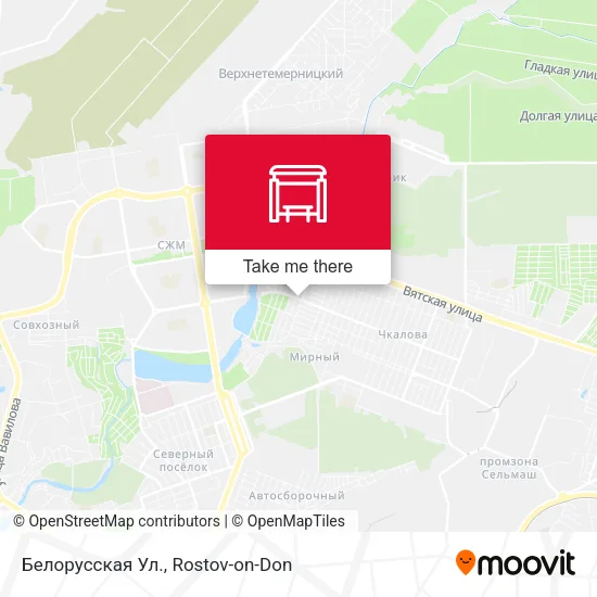 Белорусская Ул. map