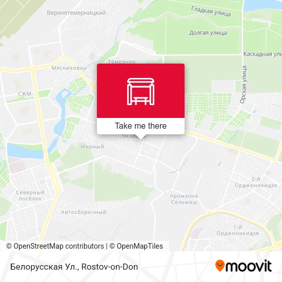 Белорусская Ул. map