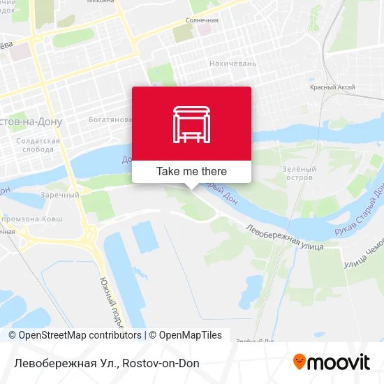 Левобережная Ул. map