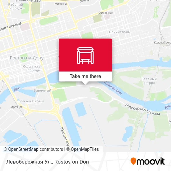 Левобережная Ул. map