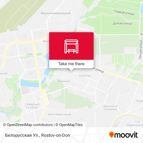 Белорусская Ул. map