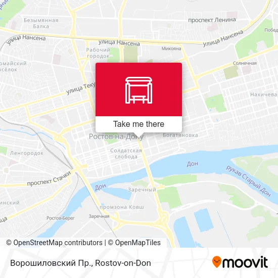 Ворошиловский Пр. map