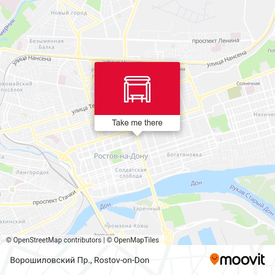 Ворошиловский Пр. map