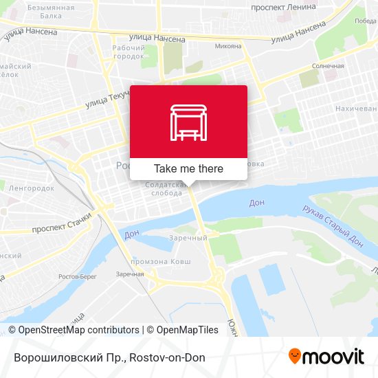 Ворошиловский Пр. map
