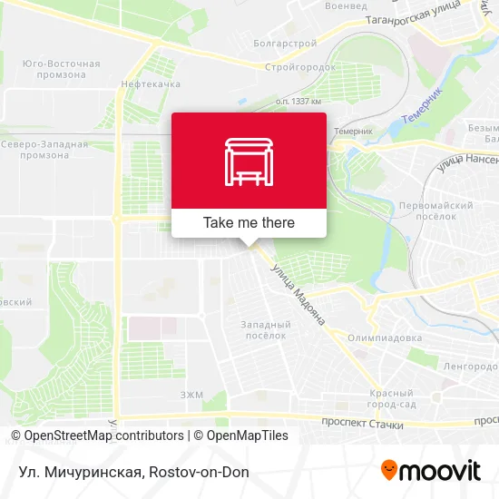 Ул. Мичуринская map