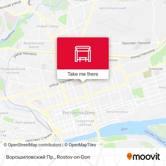 Ворошиловский Пр. map