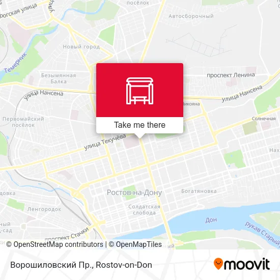 Ворошиловский Пр. map