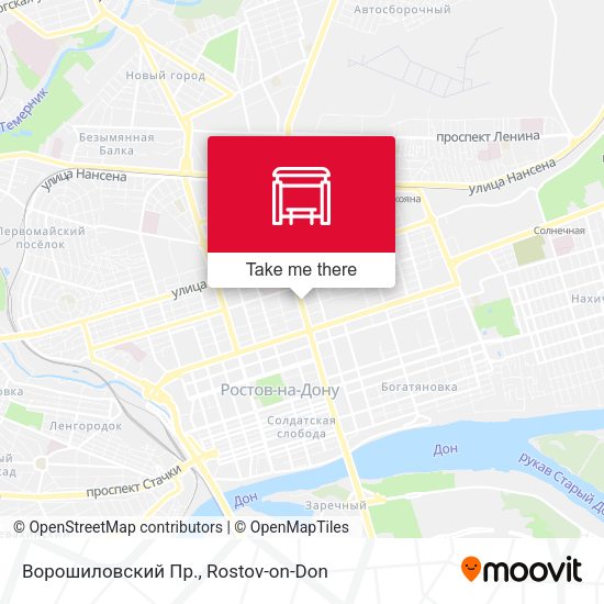 Ворошиловский Пр. map