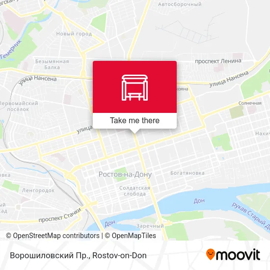 Ворошиловский Пр. map