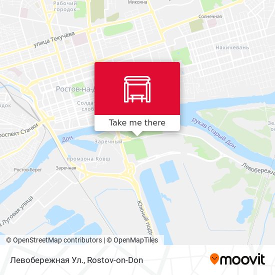 Левобережная Ул. map