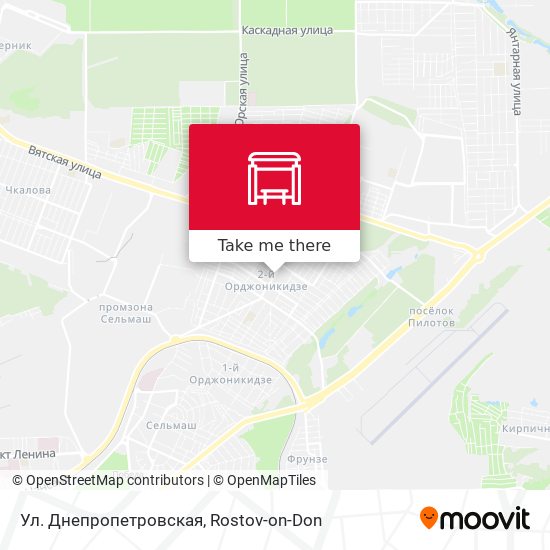 Ул. Днепропетровская map