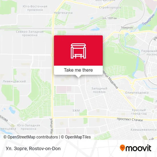 Ул. Зорге map