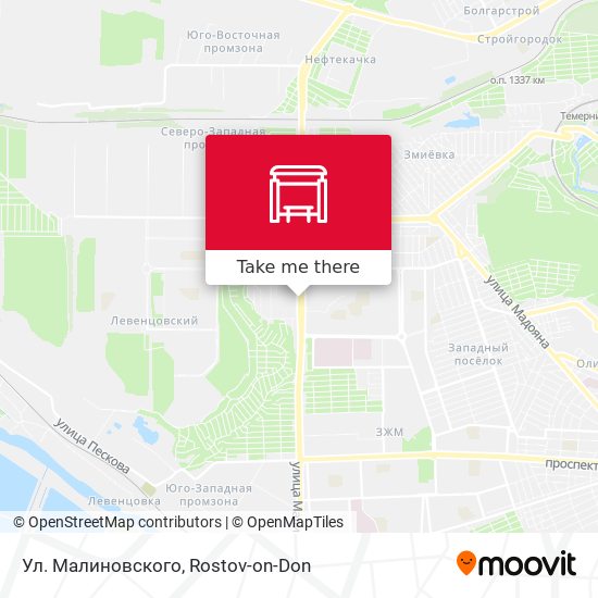 Ул. Малиновского map
