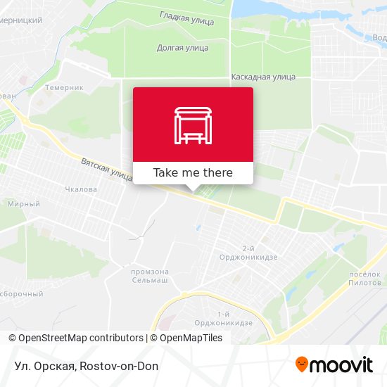 Ул. Орская map
