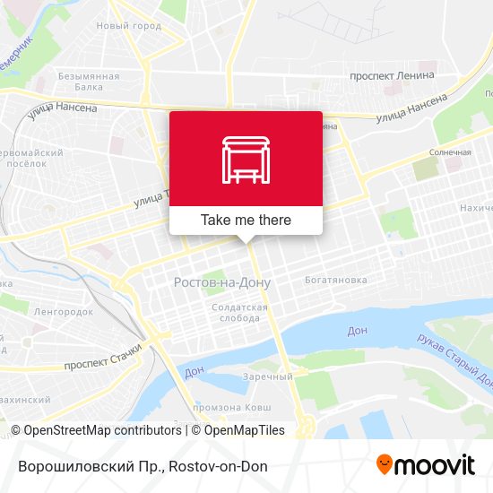Ворошиловский Пр. map