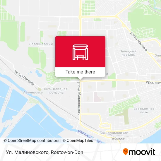 Ул. Малиновского map