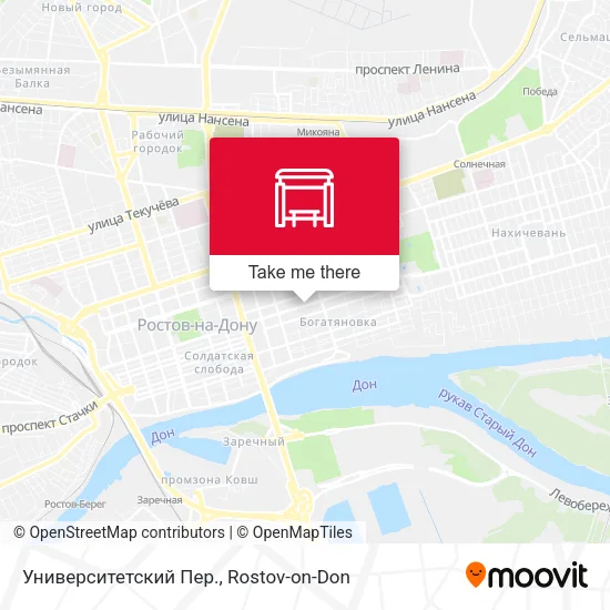 Университетский Пер. map