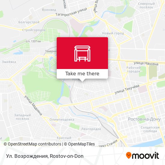 Ул. Возрождения map