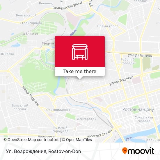 Ул. Возрождения map