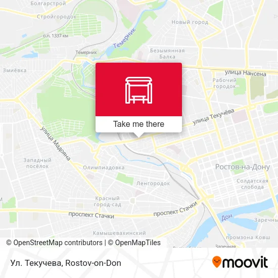 Ул. Текучева map