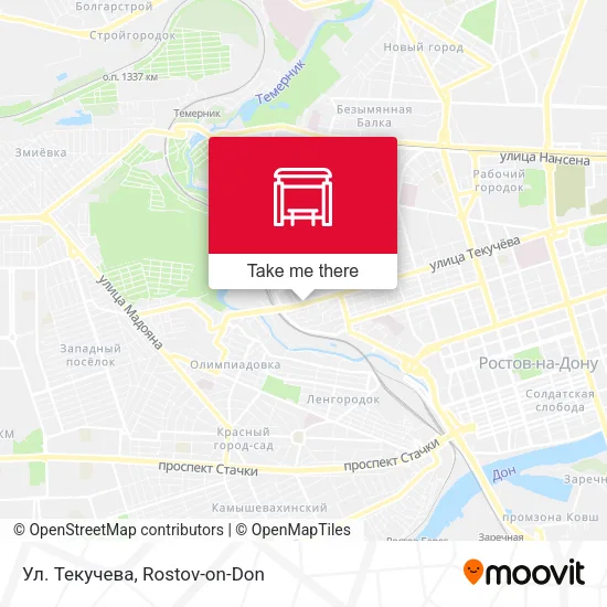 Ул. Текучева map