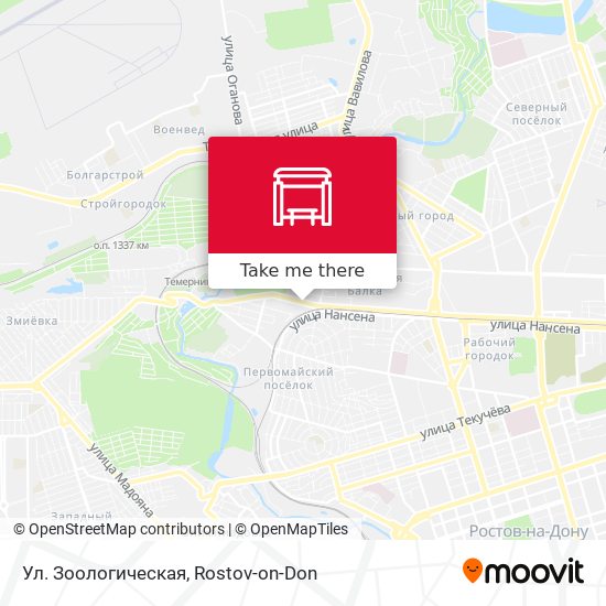 Ул. Зоологическая map