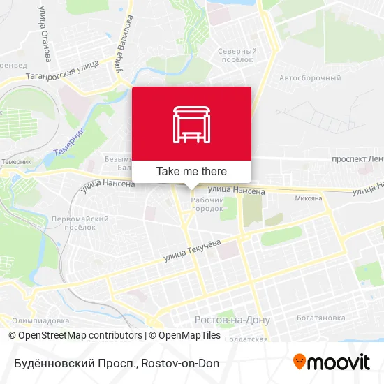 Будённовский Просп. map