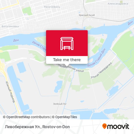 Левобережная Ул. map