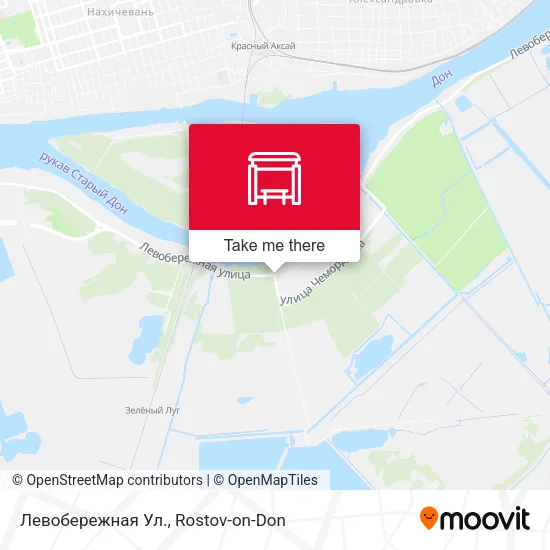 Левобережная Ул. map