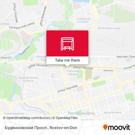 Будённовский Просп. map