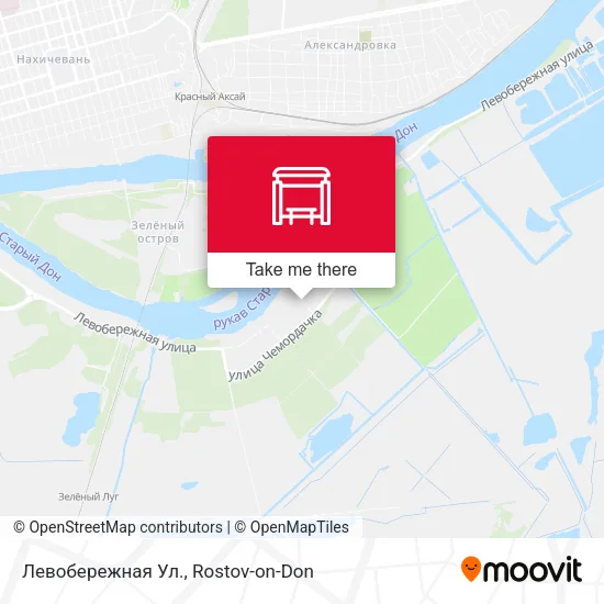 Левобережная Ул. map