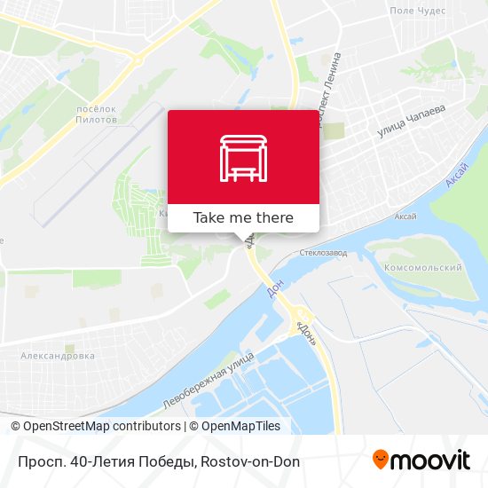 Просп. 40-Летия Победы map