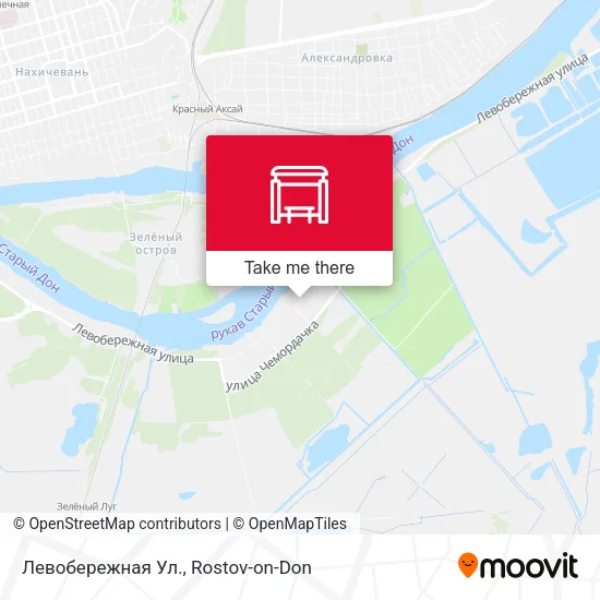 Левобережная Ул. map