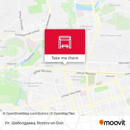 Ул. Шеболдаева map