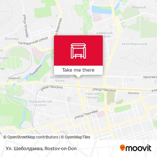 Ул. Шеболдаева map