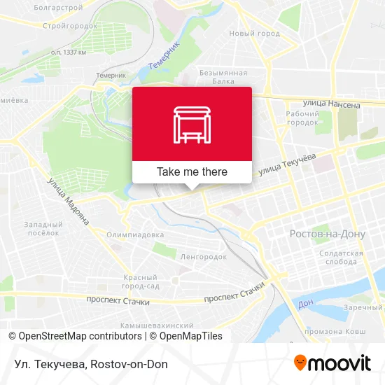 Ул. Текучева map