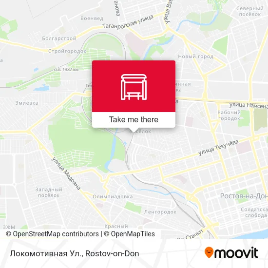 Локомотивная Ул. map