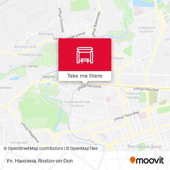 Ул. Нансена map