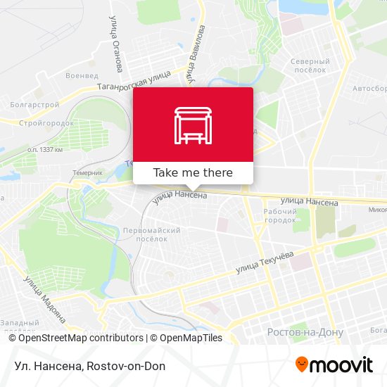 Ул. Нансена map