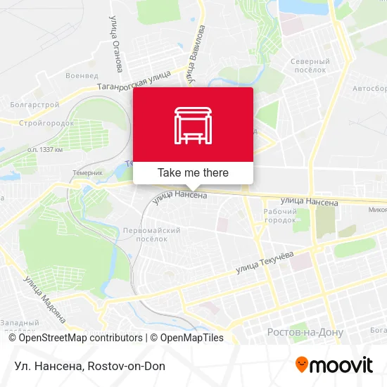 Ул. Нансена map