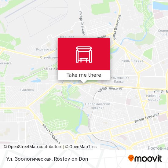 Ул. Зоологическая map