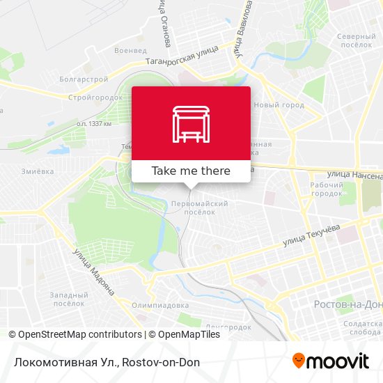 Локомотивная Ул. map