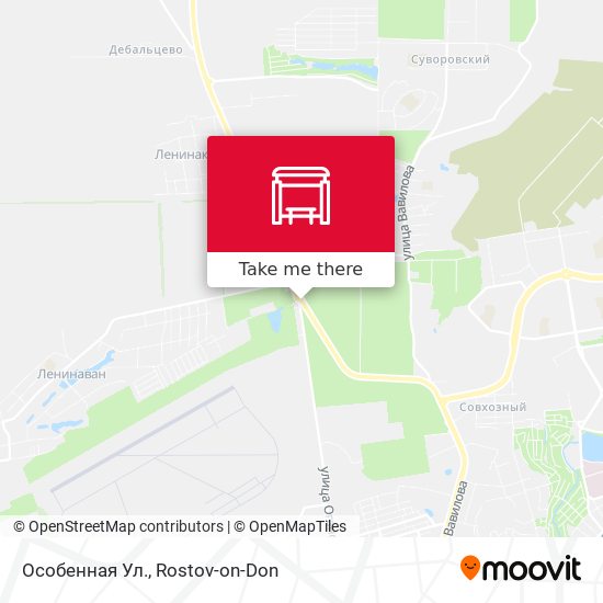 Особенная Ул. map