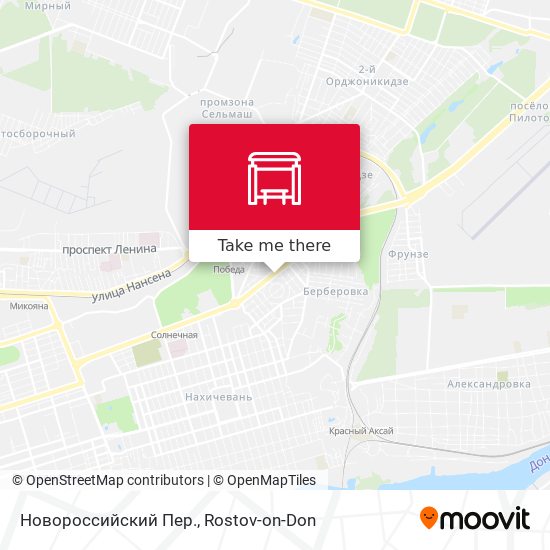 Новороссийский Пер. map