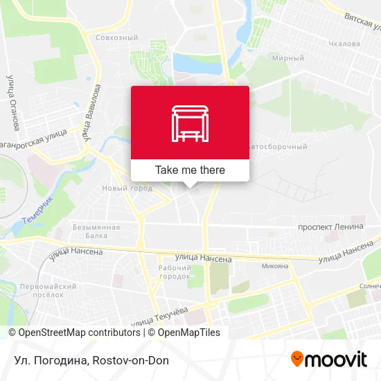 Ул. Погодина map