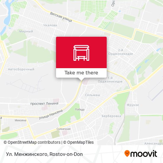 Ул. Менжинского map