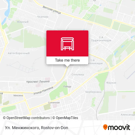 Ул. Менжинского map