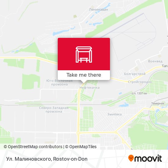 Ул. Малиновского map